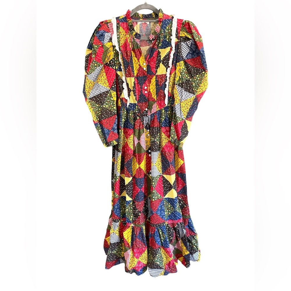 Doen Nicolette Countryside patchwork dress, small